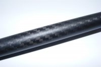 Carbon Monocoque Griff Matt mit Dreieckigem Ende