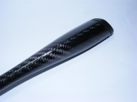 Carbon Monocoque Griff glänzend mit Dreieckigem Ende lang