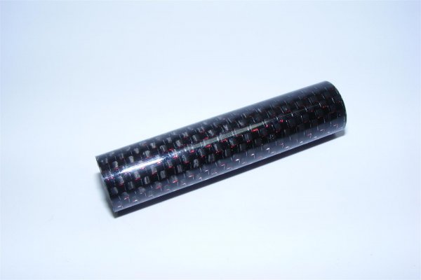 Carbon-Tube , Farbe Rot