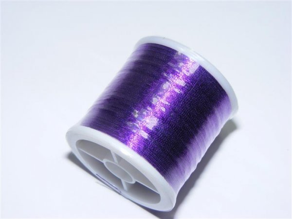 PacBay Bindegarn,Metallic, Stärke D 90m Purple